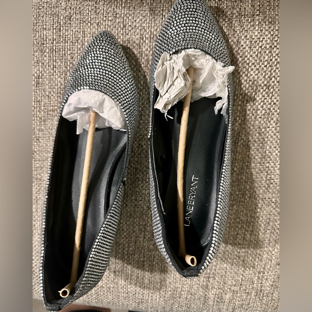 Lane Bryant Sparkling rhinestone heels